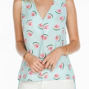 Everly watermelon tank size Small